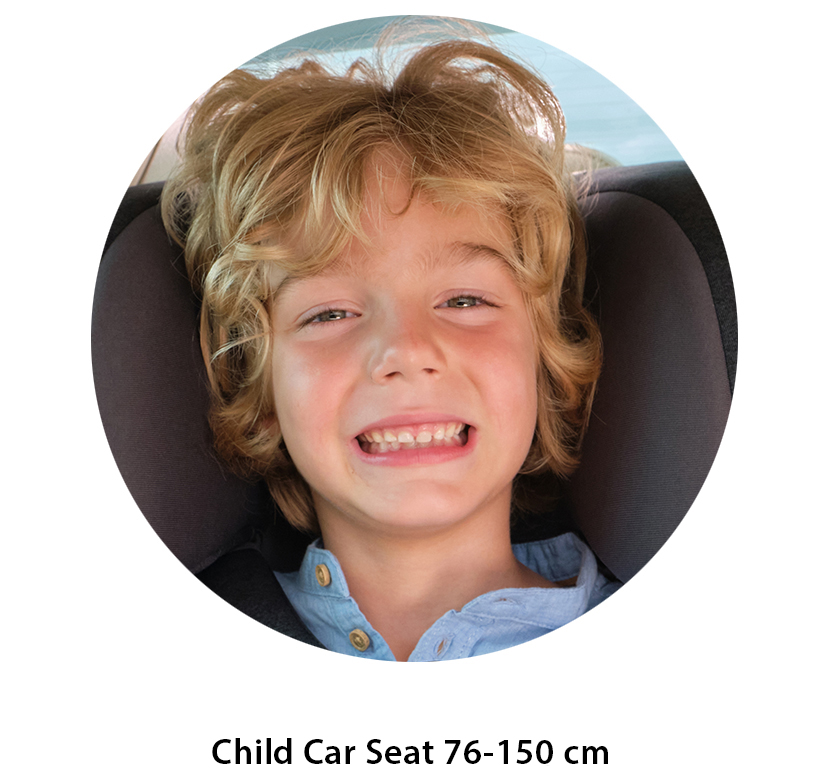 child car seat 76-150 cm